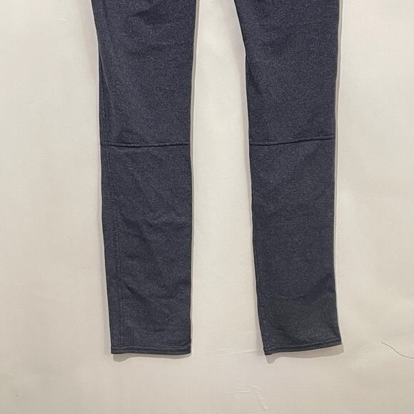 Athleta Bottega Leggings Womens Small TALL LONG Blue Stretchy Pockets Athleisure - Picture 9 of 9